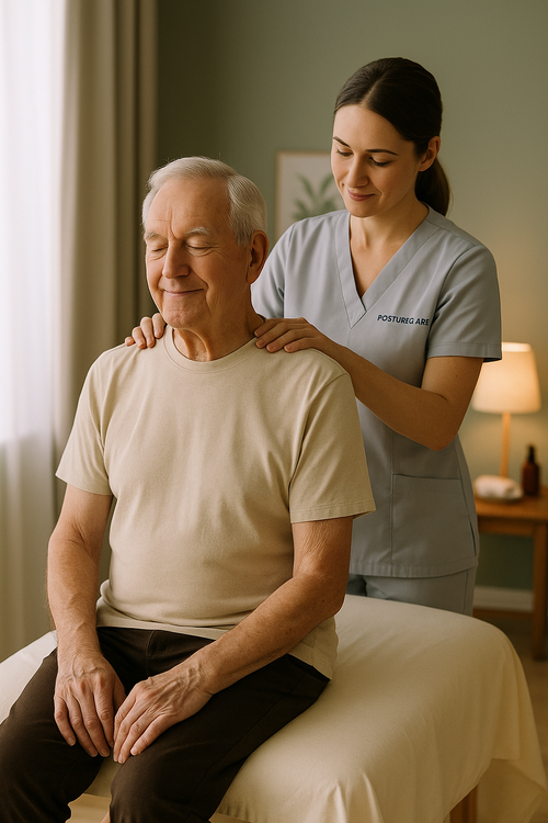 Masaj terapeutic la domiciliu pentru seniori
